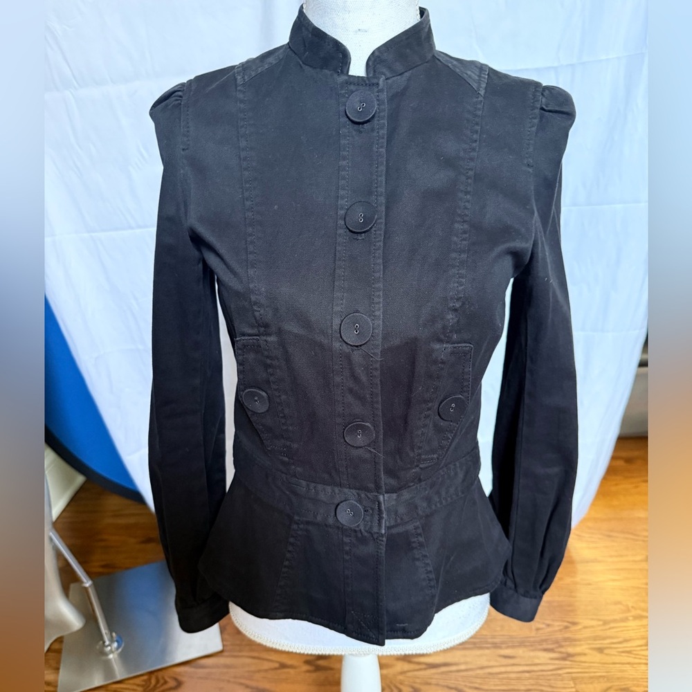 Vintage Marc Jacobs Black Button-Up Cotton jacket size 4 - Picture 4 of 16